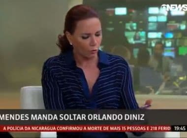 Leilane passa por embaraço após celular tocar durante jornal ao vivo na GloboNews