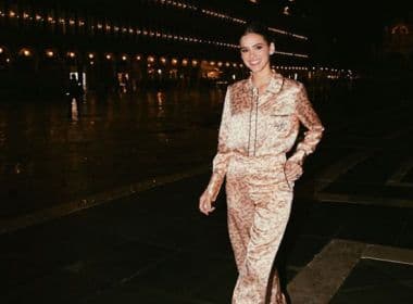 Em Veneza, Bruna Marquezine diz amar pessoa que ‘criou a moda de sair de pijama’