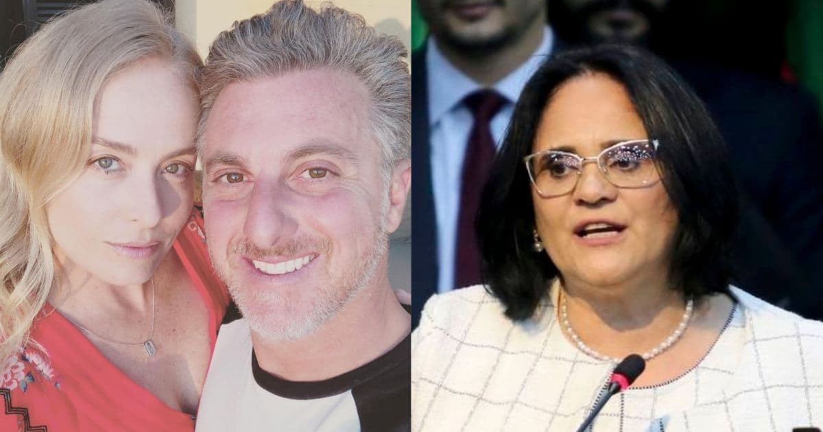 Luciano Huck e Angélica postam foto rebatendo comentário de ministra de Bolsonaro 