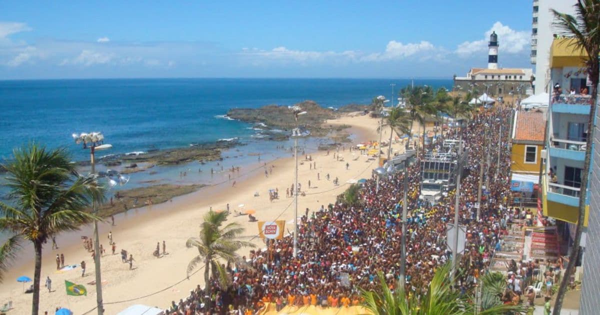 Atrás apenas do Rio, Salvador vira 2º destino mais procurado para Carnaval, revela pesquisa