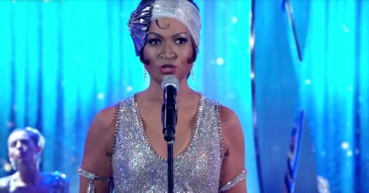 Baiana, Sol Almeida homenageia Whitney Houston no 'Faustão' e é aplaudida de pé