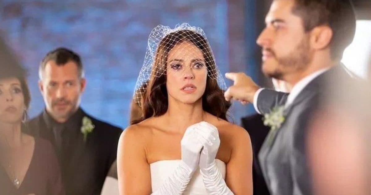 Traído em 'A Dona', Camilo humilha Vivi Guedes na cerimônia de casamento