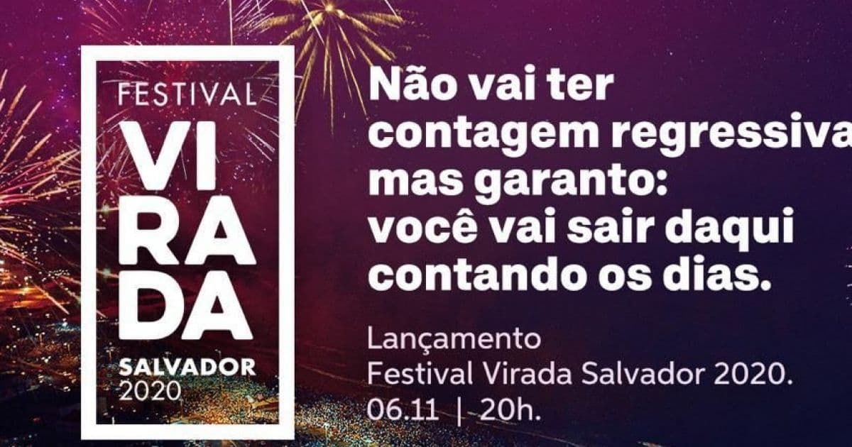 Prefeitura de Salvador anuncia evento de lançamento do Festival Virada 2020 em SP