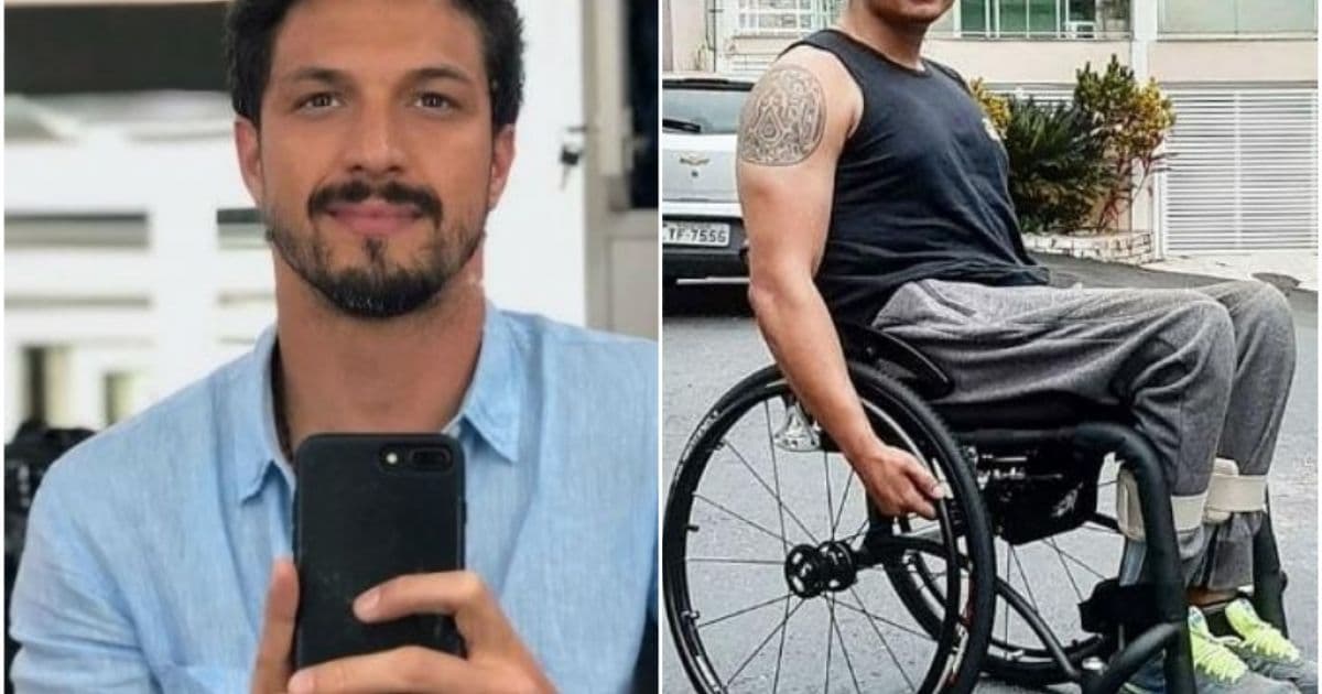 Romulo Estrela dá cadeira de roda para assistente da Globo baleado em assalto
