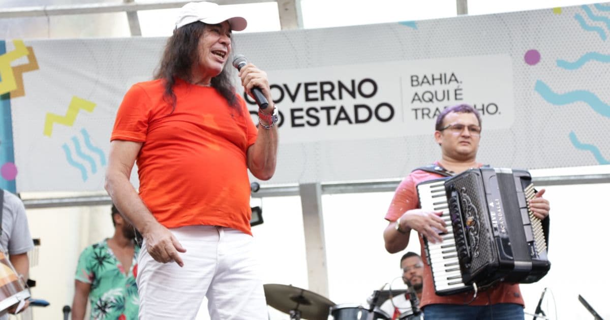 'Me sinto melhor no palco': Zelito Miranda faz Carnaval forrozeado no Pelourinho