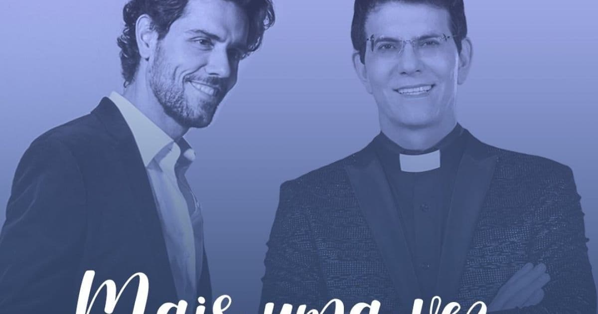 Thiago Arancam e padre Reginaldo Manzotti lançam clipe de sucesso de Renato Russo 