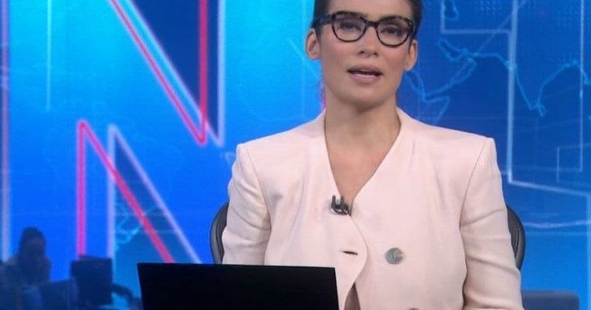 Globo diz que ausência de Renata Vasconcellos no 'JN' não é pela Covid-19