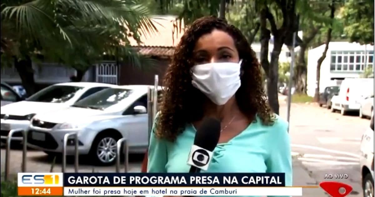 Repórter da Globo ri ao vivo de prisão 'diferente' de garota de programa: 'Perdão'