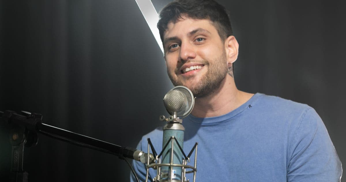 Novo cantor: Jammil entra em estúdio para novas músicas com produção de Davi Moraes