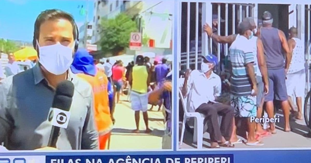 Ao vivo na TV Bahia, entrevistado se atrapalha e manda 'boa tarde' para Record
