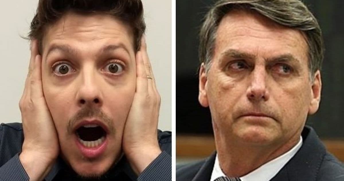 Na TV, Porchat chama Bolsonaro de 'mente diabólica' e provoca: 'Tem pa* fino'; veja