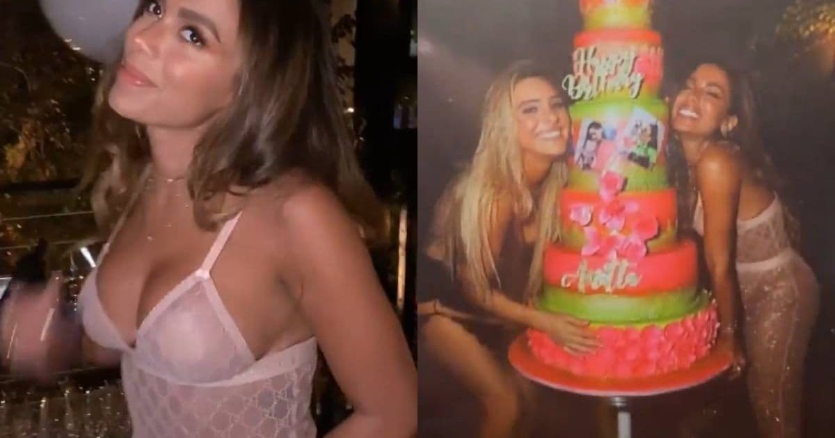Fora do Brasil, Anitta faz festa de aniversário nos EUA em boate de Pharrel Williams