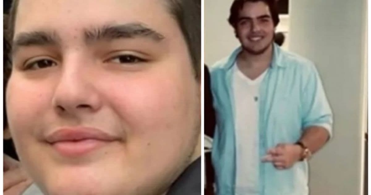 Aos 17 anos, filho de Faustão exibe perda de 50kg após um ano da cirurgia bariátrica 