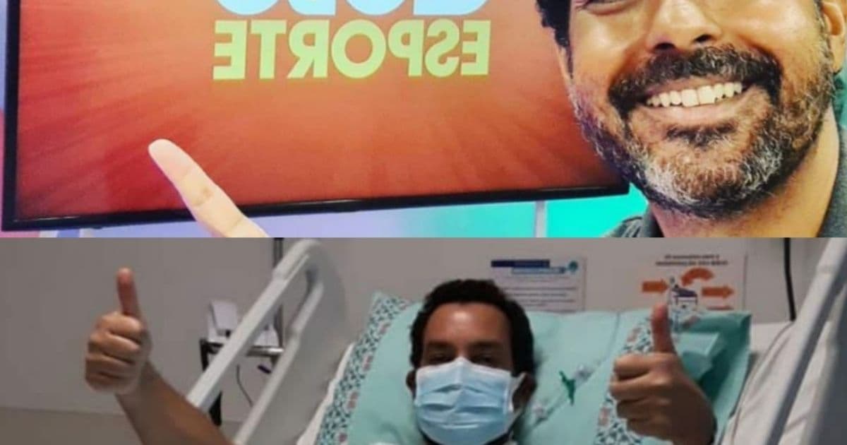 Jornalista da TV Bahia, Sergio Pinheiro recebe alta após 12 dias internado com Covid-19