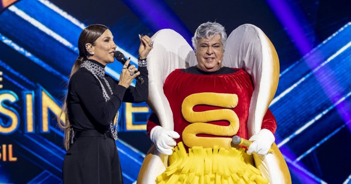 Com Sidney Magal de hot-dog, Globo bate audiência do SBT em estreia do Masked Singer