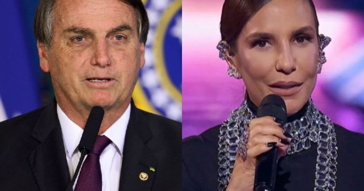Bolsonaro diz que Ivete Sangalo ficou 'chateada' por perder 'teta gorda' da Rouanet