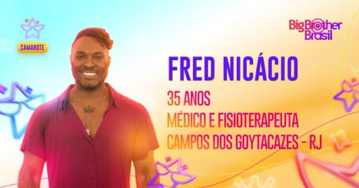Conheça Fred Nicácio, do time Camarote do BBB 23