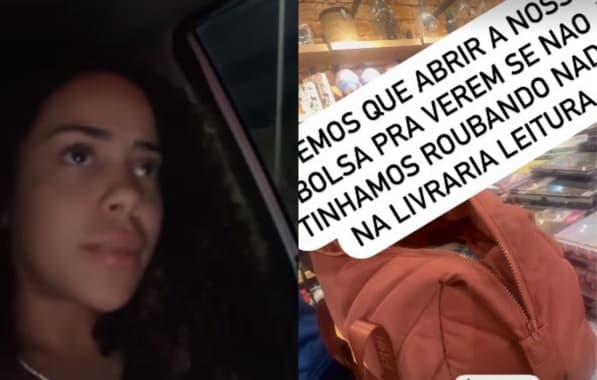 VÍDEO: Influenciadora Lorena Rufis reclama de abordagem e indica racismo na Livraria Leitura de Salvador