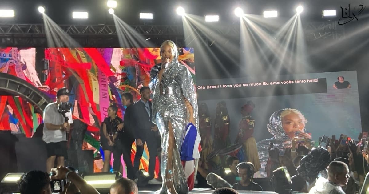 VÍDEO: Beyoncé surge em palco de Salvador: "Não há ninguém como vocês"