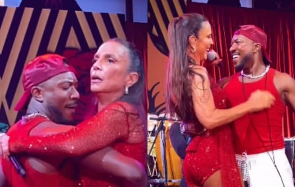 VÍDEO: Homem chama atenção ao dançar com Ivete Sangalo em camarote no Carnaval
