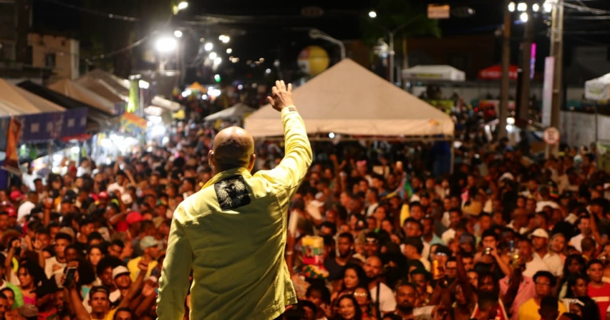 Micareta de Feira: Adão Negro leva grande público para palco Reggae Vibes