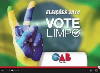 OAB-BA lança campanha &#039;Vote Limpo&#039; para conscientizar eleitores
