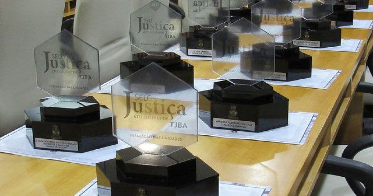 TJ-BA premia com selo unidades judiciais mais produtivas de 2019