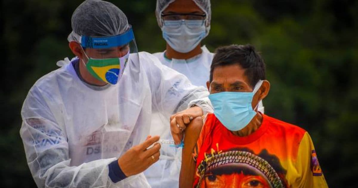 Governo diz ao STF que 72% dos indígenas já estão vacinados contra Covid-19