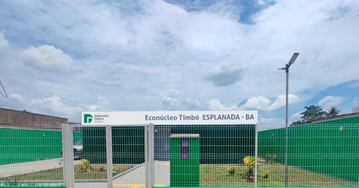 Esplanada será o quarto município baiano a receber sede ecológica da Defensoria Pública