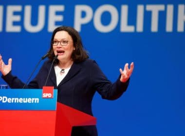 Primeira mulher é eleita como líder no partido mais antigo da Alemanha