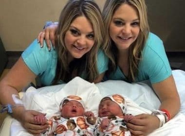 Irmãs gêmeas dão à luz no mesmo dia nos Estados Unidos
