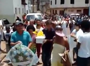 Ituberá: Família de bebê morto faz protesto e acusa negligência de hospital