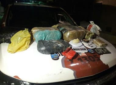 Camaçari: Após denúncia, três são presos com 20 kg de drogas 