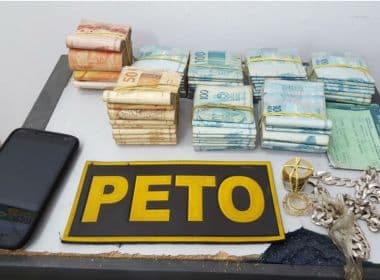 Teixeira: Mototaxista é preso com mais de R$ 74 mil após ser flagrado ao receber pacote 