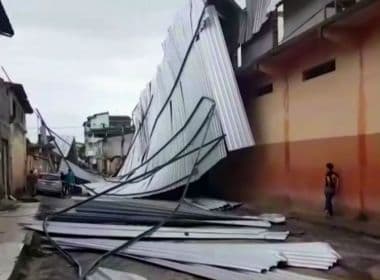 Chuvas provocam incidentes e preocupam moradores no interior da Bahia