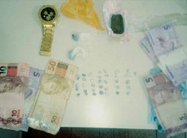 Piritiba: menor de 14 anos é detido com 36 pedras de crack, maconha e dinheiro