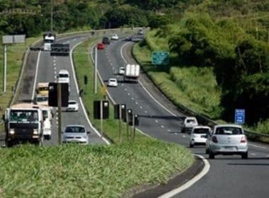 Estradas baianas e federais que passam pela BA registram queda de acidentes no Réveillon
