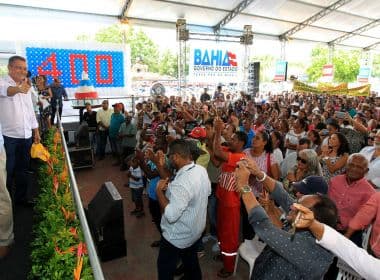 Santo Estevão: Viagem 400 do governador reúne 92 prefeitos