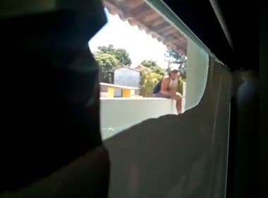 Porto Seguro: após denúncias de perseguição, mulher filma ex tentando invadir casa