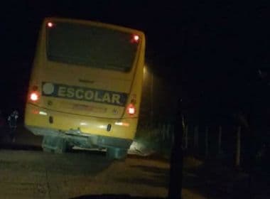 Porto Seguro: Ônibus escolar é perseguido por assaltantes