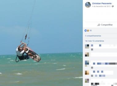 Porto Seguro: Italiano morre após cair de altura de quase 30 m quando praticava kitesurf