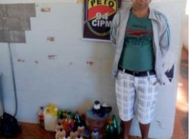 Caetité: Homem é flagrado vendendo gasolina em garrafas pet