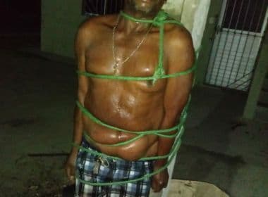 Jacobina: Homem amarrado a poste após agredir mulher tem prisão decretada