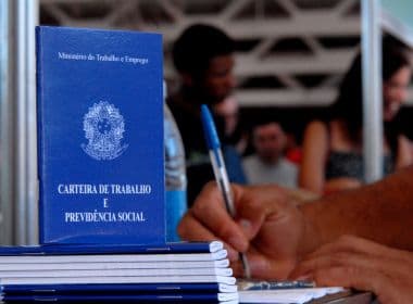 Bahia fecha agosto com saldo positivo de 4.864 vagas de emprego formal