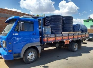 Bom Jesus da Lapa: Polícia apreende caminhão com 150 caixas d'água para compra de votos