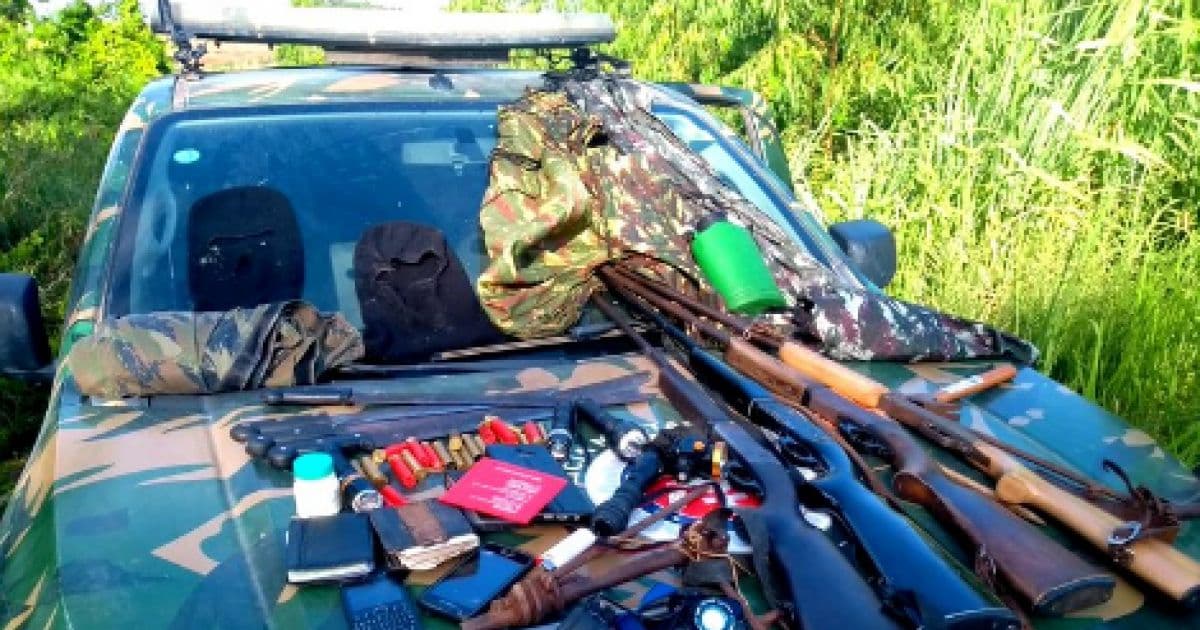  Eunápolis: Quatro homens são presos acusados de caça ilegal em área de mata Atlântica