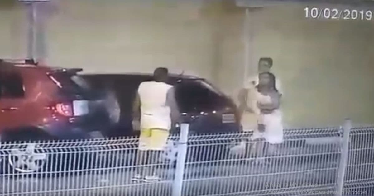 Feira: Policial é agredido em estacionamento de shopping após intervir em briga de casal