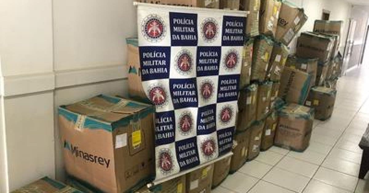 Porto Seguro: Dupla é presa com mais de três mil materiais roubados