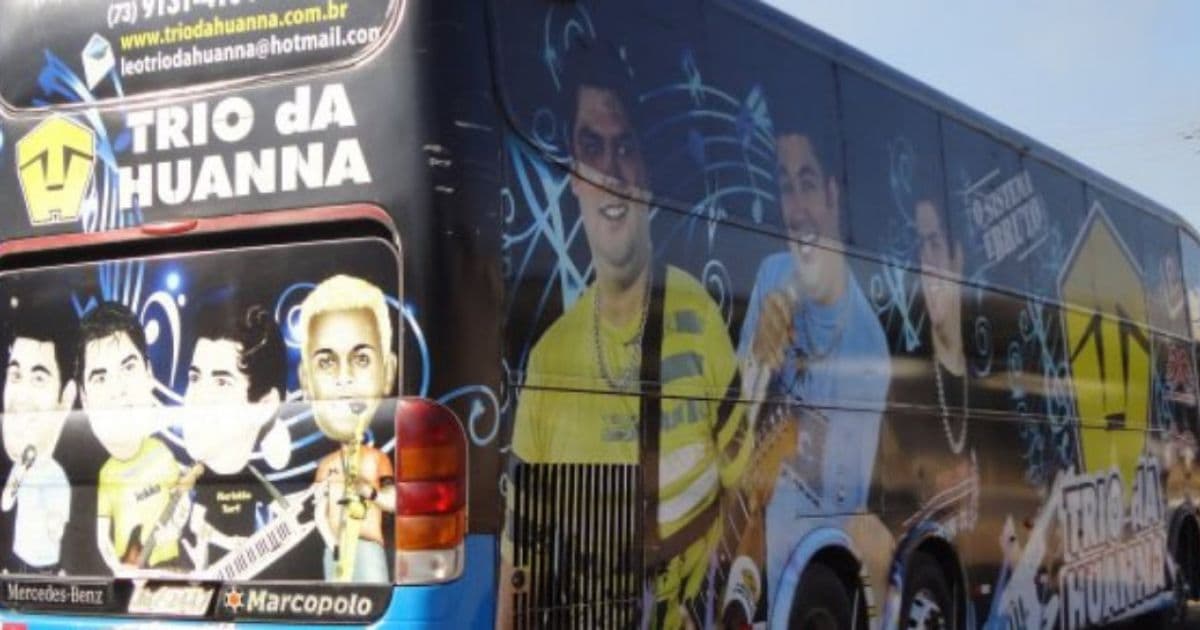 Alagoinhas: Ônibus de banda é assaltado por grupo na BR-101