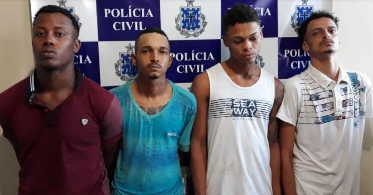 Procurados pela polícia, quatro são presos em ação conjunta em Santo Antonio de Jesus